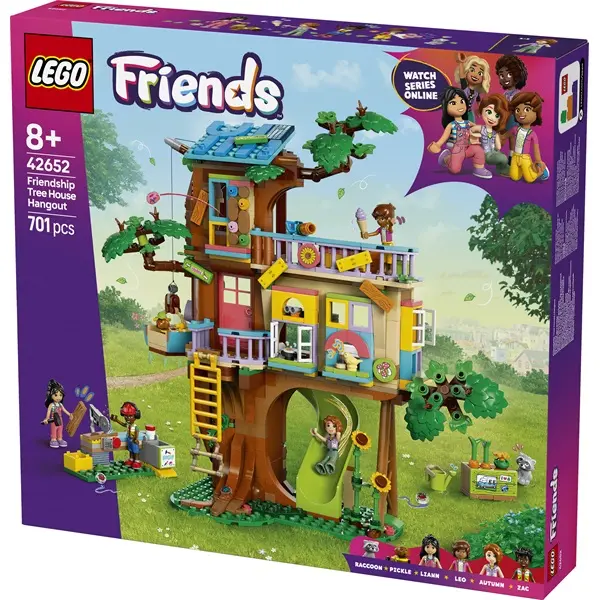 LEGO® Friends Barátság lombház találkahely, építőkészlet vidám történetekhez 42652 – 2. kép
