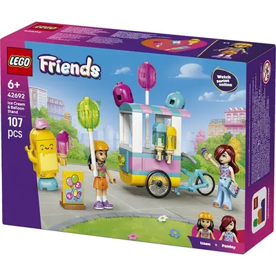 LEGO® Friends Fagylalt- és léggömbárus, építőkészlet 42692 – 2. kép