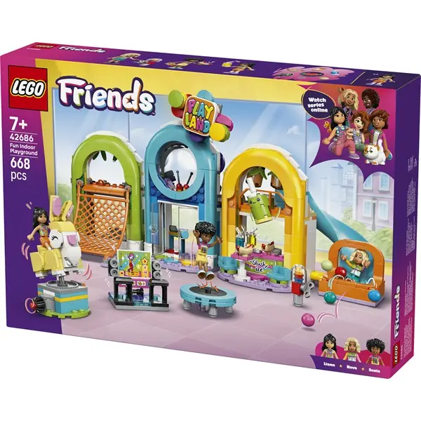 LEGO® Friends Vidám játszóház, történetmesélő játékkészlet 42686 – 2. kép