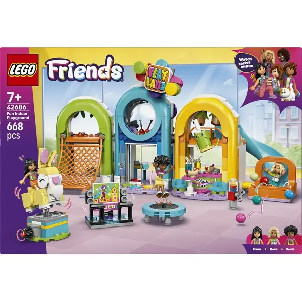 LEGO® Friends Vidám játszóház, történetmesélő játékkészlet 42686 – 3. kép