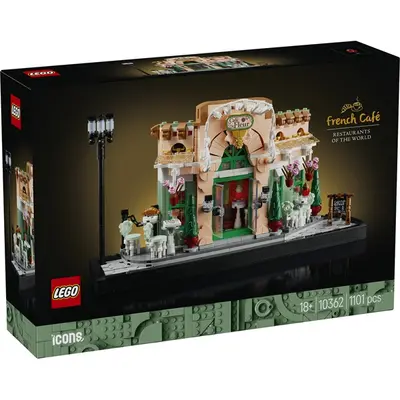 LEGO® Icons Francia kávézó, könyvespolcdísz 10362