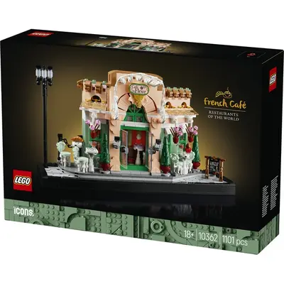 LEGO® Icons Francia kávézó, könyvespolcdísz 10362 – 2. kép