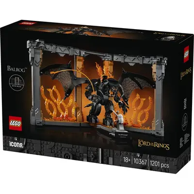 LEGO® Icons Könyvkuckó: A Gyűrűk Ura: Balrog™, dekorációs szett a könyvespolcra 10367 – 2. kép