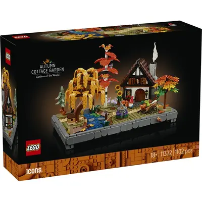 LEGO® Icons Őszi kert házikóval, modellépítő-készlet 11372