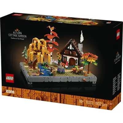 LEGO® Icons Őszi kert házikóval, modellépítő-készlet 11372 – 2. kép