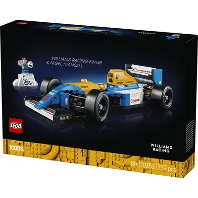 LEGO® Icons Williams Racing FW14B és Nigel Mansell, dekoráció a home office íróasztalodra 10353 – 2. kép