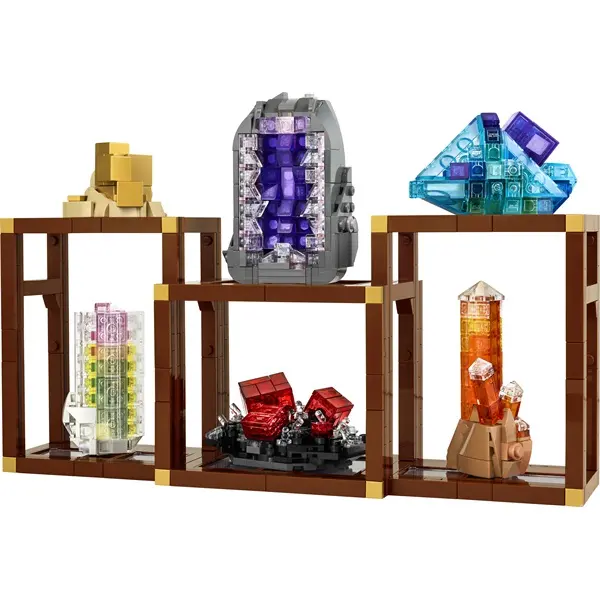 LEGO® Ideas Ásványgyűjtemény, ásványkiállítás, dekoráció a nappaliba 21362 – 7. kép