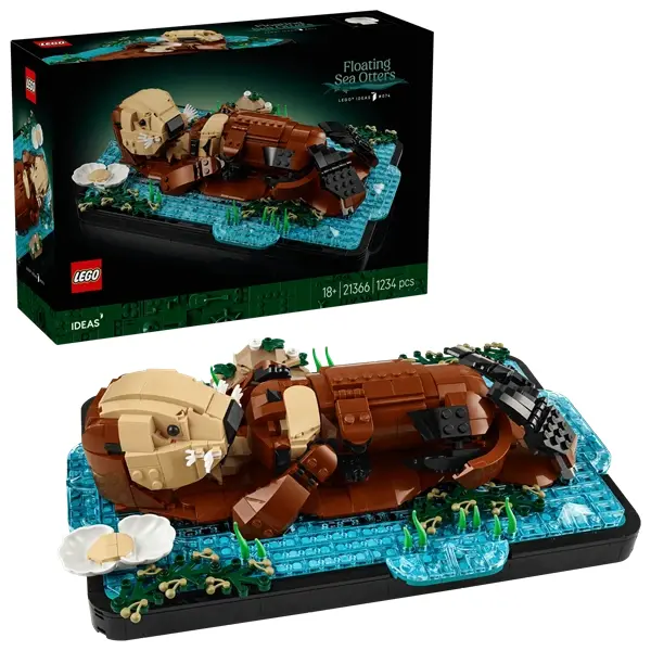 LEGO® Ideas Úszkáló vidrák 21366