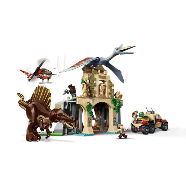 LEGO® Jurassic World Spinosaurus és Quetzalcoatlus, légi küldetés, dinoszauruszjáték 76976 – 3. kép
