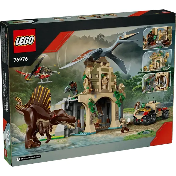LEGO® Jurassic World Spinosaurus és Quetzalcoatlus, légi küldetés, dinoszauruszjáték 76976 – 5. kép