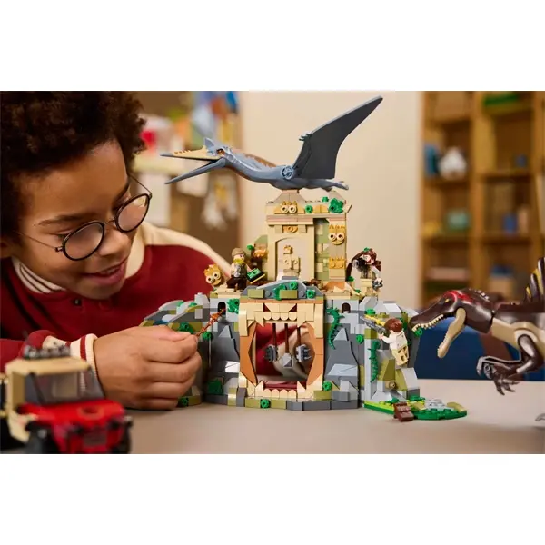LEGO® Jurassic World Spinosaurus és Quetzalcoatlus, légi küldetés, dinoszauruszjáték 76976 – 7. kép