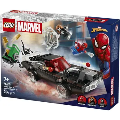 LEGO® | Marvel Pókember vs. Venom sportautója, szett megépíthető játék járművel 76309 – 2. kép