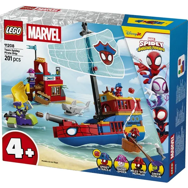 LEGO® | Marvel Póki és csodálatos barátai A pókcsapat kalózhajója 11208 – 2. kép