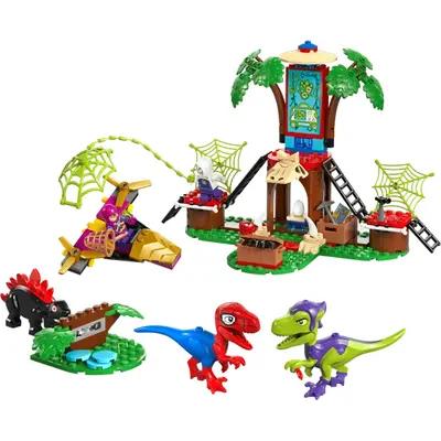 LEGO® | Marvel Póki és csodálatos barátai Pókember és Gobby raptorcsatája a lombház főhadiszálláson 11200