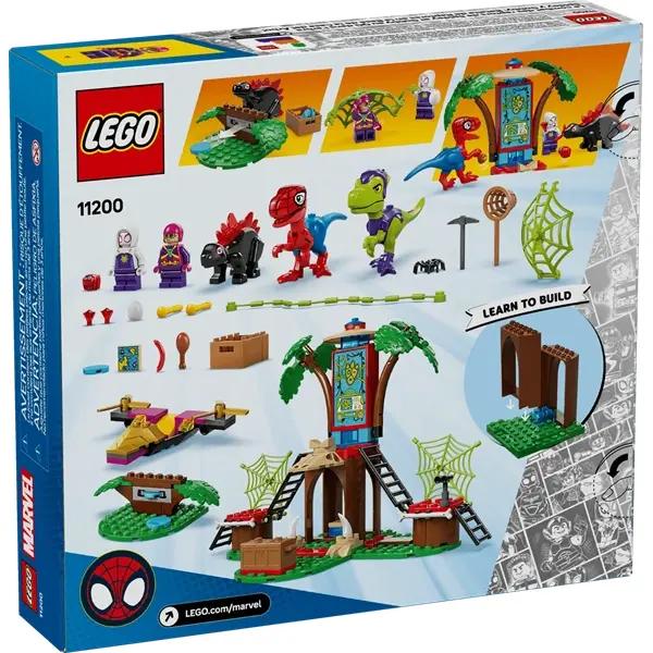 LEGO® | Marvel Póki és csodálatos barátai Pókember és Gobby raptorcsatája a lombház főhadiszálláson 11200 – 6. kép