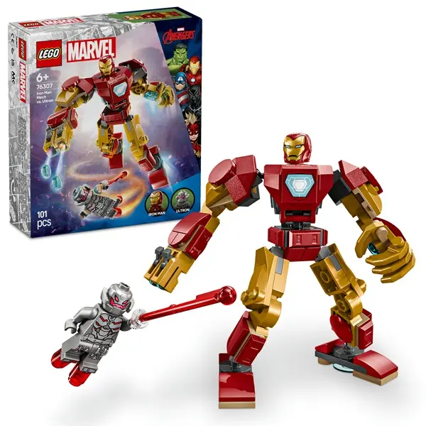 LEGO® | Marvel Vasember robot vs. Ultron, megépíthető szuperhősfigurát tartalmazó játékkészlet 76307 – 4. kép