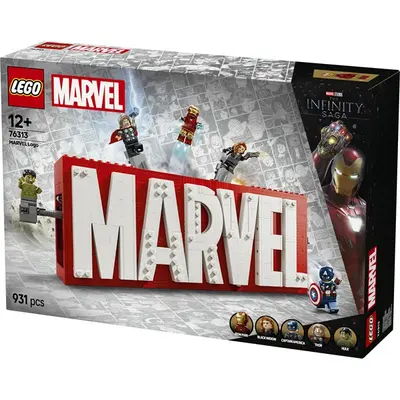 LEGO® | Marvel: MARVEL logó és minifigurák, gyűjthető és megépíthető szett 76313 – 2. kép