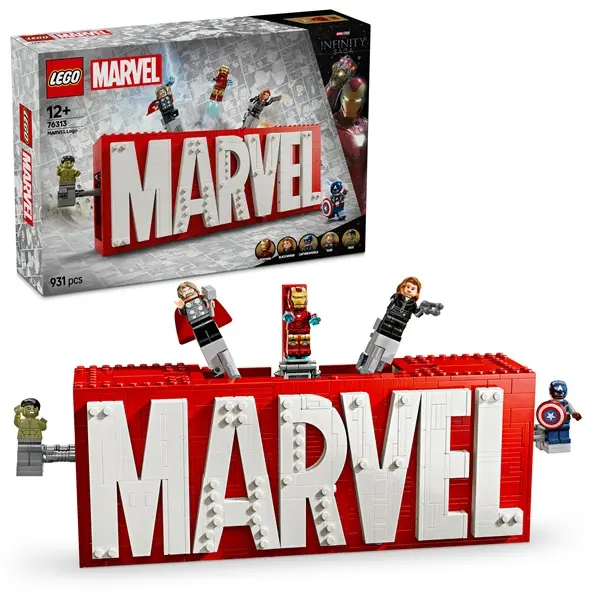 LEGO® | Marvel: MARVEL logó és minifigurák, gyűjthető és megépíthető szett 76313 – 4. kép