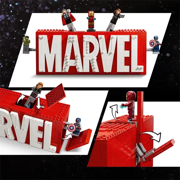LEGO® | Marvel: MARVEL logó és minifigurák, gyűjthető és megépíthető szett 76313 – 7. kép