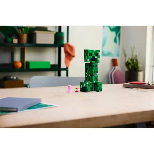 LEGO® Minecraft® A Creeper™, videójátékon alapuló dekoráció, és akciófigurát rejtő építőjáték 21276 – 6. kép
