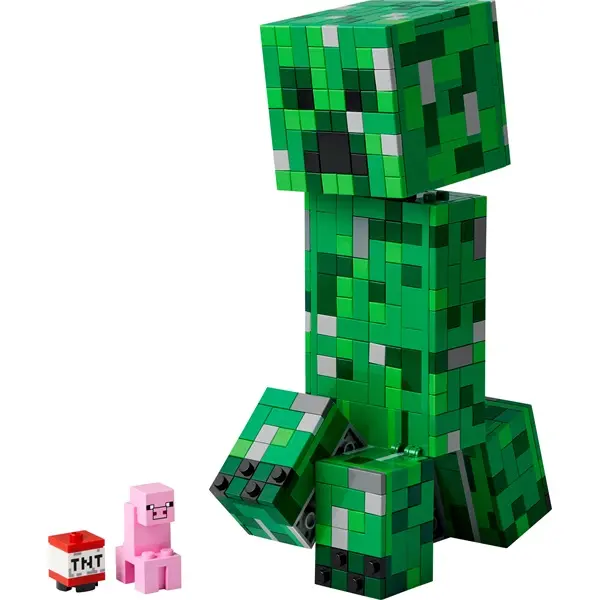 LEGO® Minecraft® A Creeper™, videójátékon alapuló dekoráció, és akciófigurát rejtő építőjáték 21276 – 7. kép