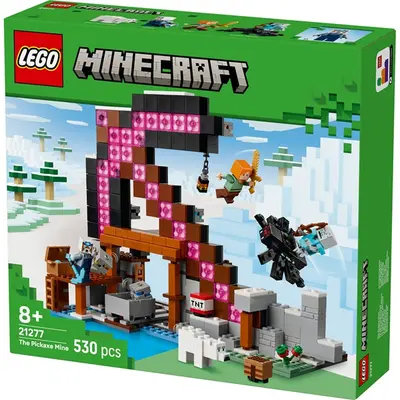 LEGO® Minecraft® A csákánybánya, dekoráció a gamerszobába és csákányos játék 21277 – 2. kép