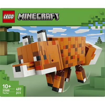 LEGO® Minecraft® A róka, gaming dekoráció és ajándék játék 21588 – 2. kép