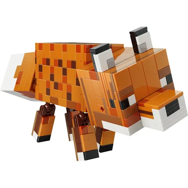 LEGO® Minecraft® A róka, gaming dekoráció és ajándék játék 21588 – 4. kép