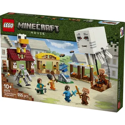 LEGO® Minecraft® A szellemléghajó és falutámadás, ajándék játék gamereknek, gyermekeknek 21273 – 2. kép