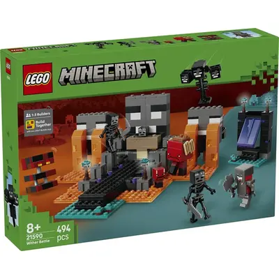 LEGO® Minecraft® Csata a Sorvasztókkal, történetmesélős gamerajándék 21590