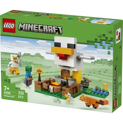 LEGO® Minecraft® Csirkefarm – Gaming építőjáték 21585 – 2. kép
