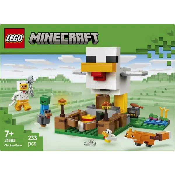 LEGO® Minecraft® Csirkefarm – Gaming építőjáték 21585 – 3. kép