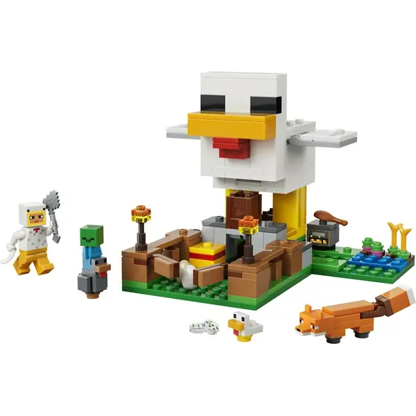 LEGO® Minecraft® Csirkefarm – Gaming építőjáték 21585 – 5. kép