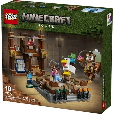 LEGO® Minecraft® Küzdőtér az erdei háznál, gamerjáték mobfigurákkal 21272 – 2. kép