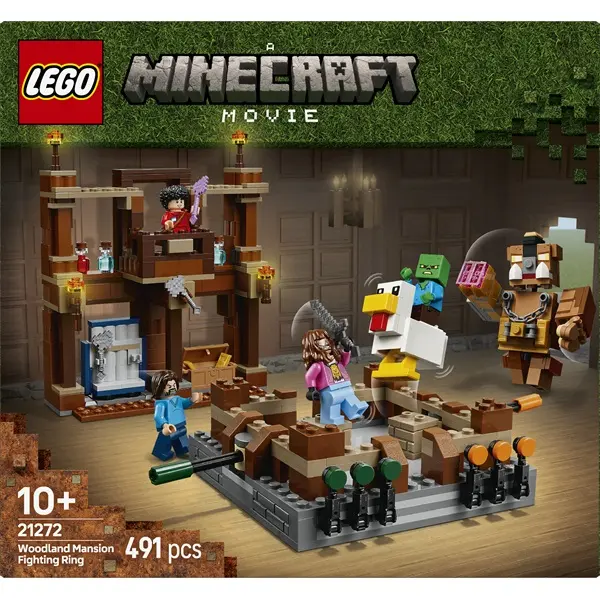 LEGO® Minecraft® Küzdőtér az erdei háznál, gamerjáték mobfigurákkal 21272 – 3. kép