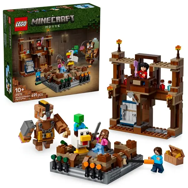 LEGO® Minecraft® Küzdőtér az erdei háznál, gamerjáték mobfigurákkal 21272 – 4. kép