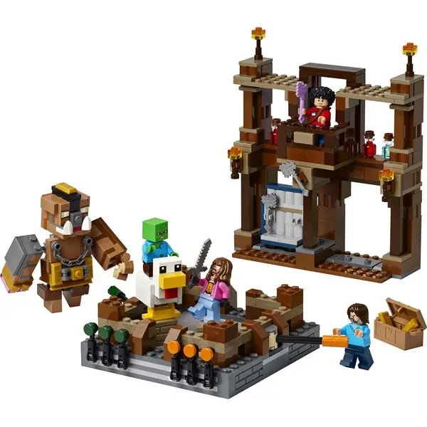 LEGO® Minecraft® Küzdőtér az erdei háznál, gamerjáték mobfigurákkal 21272 – 7. kép