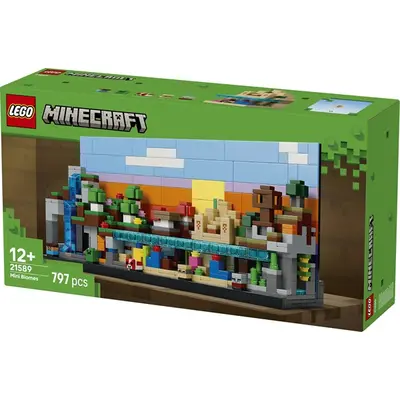LEGO® Minecraft® Minibiomok, művészi gaming építőkészlet 21589 – 2. kép
