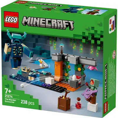 LEGO® Minecraft® Találkozás az Őrzővel, gyűjthető, videójátékon alapuló termék 21274 – 2. kép