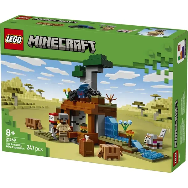 LEGO® Minecraft® Tatuexpedíció a bányában, figura a videójátékból 21269 – 2. kép