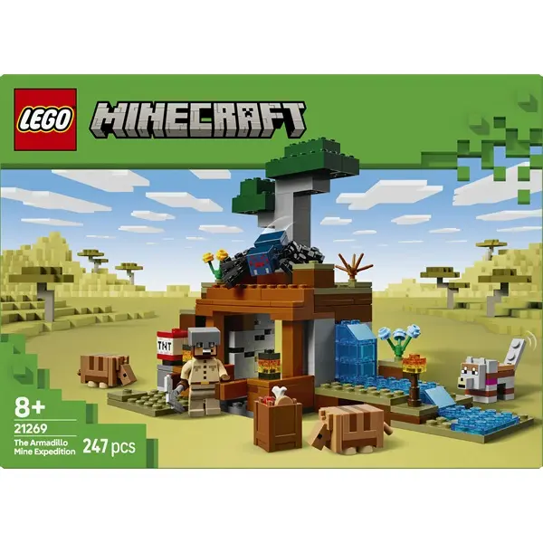 LEGO® Minecraft® Tatuexpedíció a bányában, figura a videójátékból 21269 – 3. kép