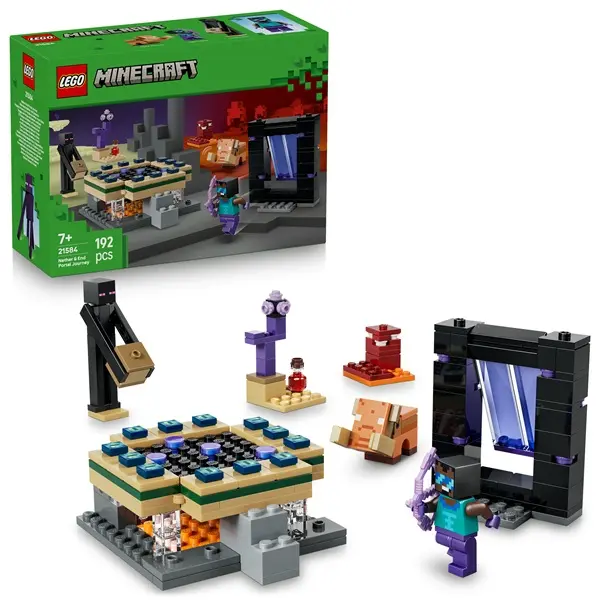 LEGO® Minecraft® Utazás az Alvilág kapujához és a Végportálhoz, gamerjáték 21584 – 4. kép