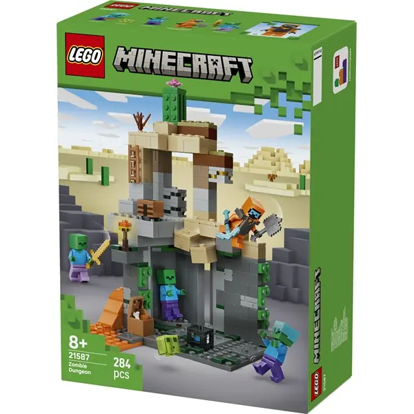 LEGO® Minecraft® Zombikazamata gaming építőjáték 21587 – 2. kép