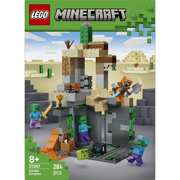 LEGO® Minecraft® Zombikazamata gaming építőjáték 21587 – 3. kép