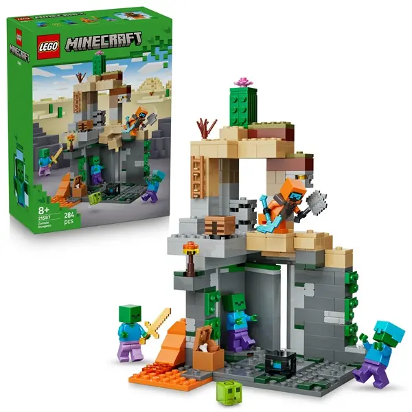 LEGO® Minecraft® Zombikazamata gaming építőjáték 21587 – 4. kép