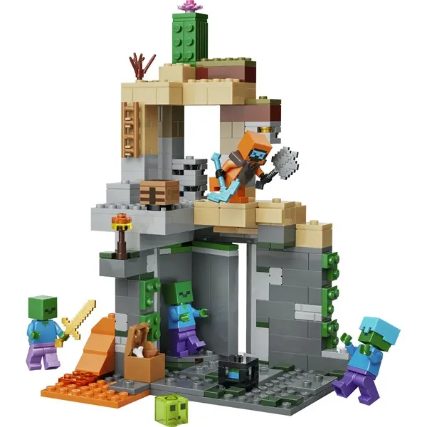 LEGO® Minecraft® Zombikazamata gaming építőjáték 21587 – 5. kép