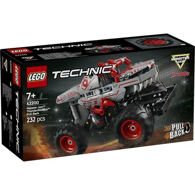 LEGO® Monster Jam™ ThunderROARus™ hátrahúzhatós játék autó 42200