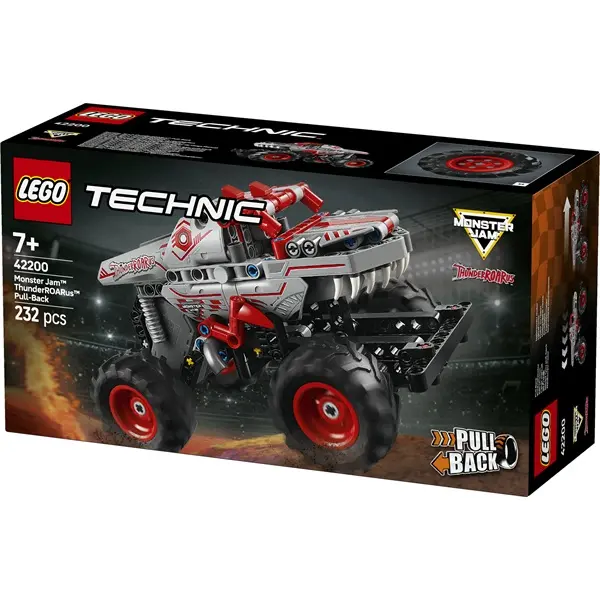 LEGO® Monster Jam™ ThunderROARus™ hátrahúzhatós játék autó 42200 – 2. kép