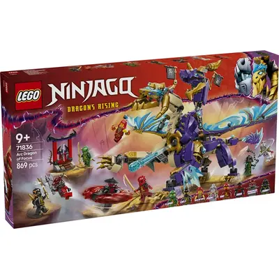 LEGO® NINJAGO® A koncentráció rangos sárkánya, nindzsás játékszett 71836