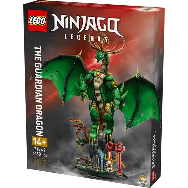 LEGO® NINJAGO® Az őrsárkány, kiállítható építőkészlet 71847 – 2. kép